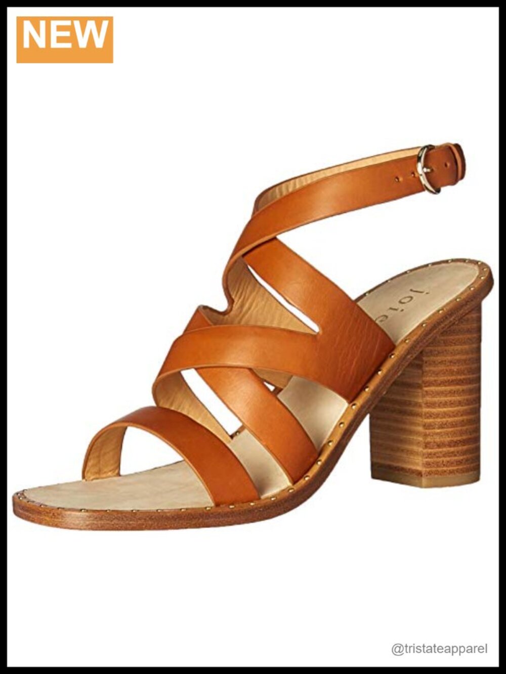Leather Wedge Ankle Strap Heeled Sandals Block Heel Open Toe Buckle Summer